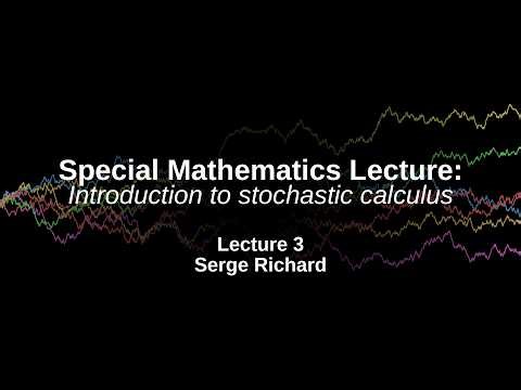 Introduction to stochastic calculus 3