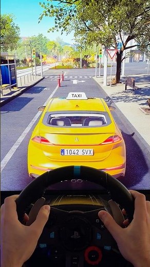 taxi life a city driving simulator gameplay with Logitech g29
