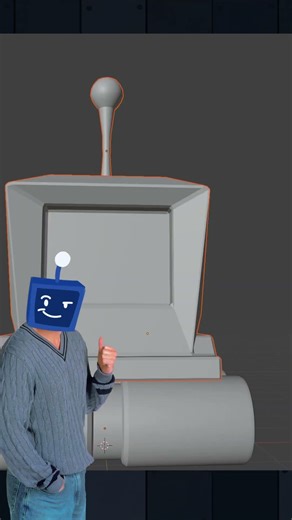 Day 2 of 10 - Blender character made in minutes