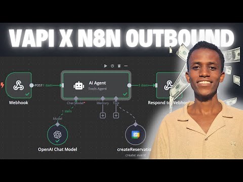 how to build an Outbound voice agent(cold calls) in vapi X n8n