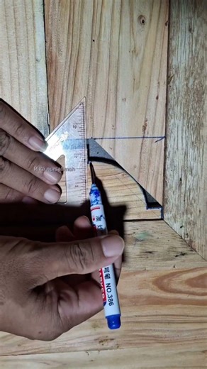 the easiest trick to make a board end joint #gift #craft # tricks #woodworking #ideas