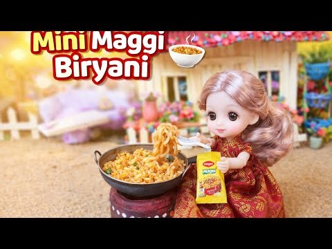 Miniature Maggi Masala Recipe | Tiny Cooking in Mini Kitchen