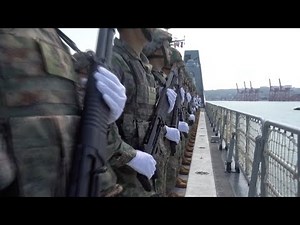 Chinese warship arrives at Cambodia's Sihanoukville Port for joint naval exercise