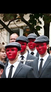 470K views · 9.9K reactions | A group of men wearing eerie masks appeared in the square. | ReelEscapes | Facebook