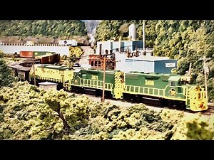 Lehigh Keystone Valley Railfanning with ho scale hump yard operations