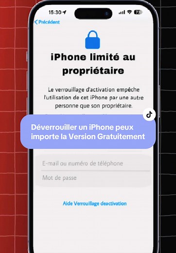 Déverrouiller un iPhone sans identifiant Apple et sans mot de passe ? Pas besoin de logiciel, peux importe la version iOS et Gratuitement. Si votre iPhone ou iPad est à des versions comme ; iOS 18.7.3, iOS 18.7.4, iOS 18.7.5, iOS 18.7.6,iOS 18.7.7, iOS 26.2, iOS 26.2.1, iOS 26.3, iOS 26.3.1, iOS 26.4 alors c’est possible de le déverrouiller avec cette méthode. ⚠️ NOTE : Cette vidéo est uniquement à but éducatif. Utilisez ces informations uniquement sur un appareil qui vous appartient ou avec aut