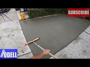 Concrete Driveway Addition, Partial DIY