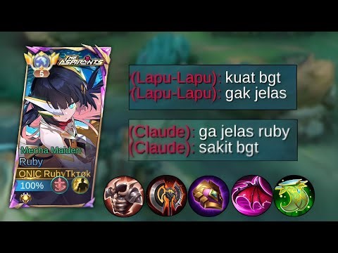 Ruby Build Semi Tank Full Cooldown, Full Spellvamp!! Terlalu Kuat