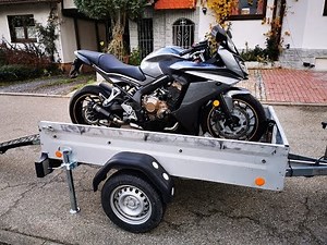 Motorradanhänger Umbau