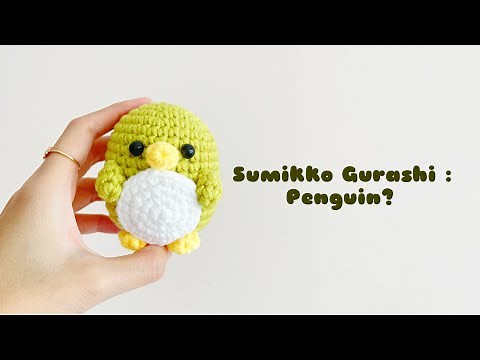 Sumikko Gurashi : Penguin? Crochet Pattern | Step by Step Tutorial | AMIGURUMI FREE PATTERN (1/6)
