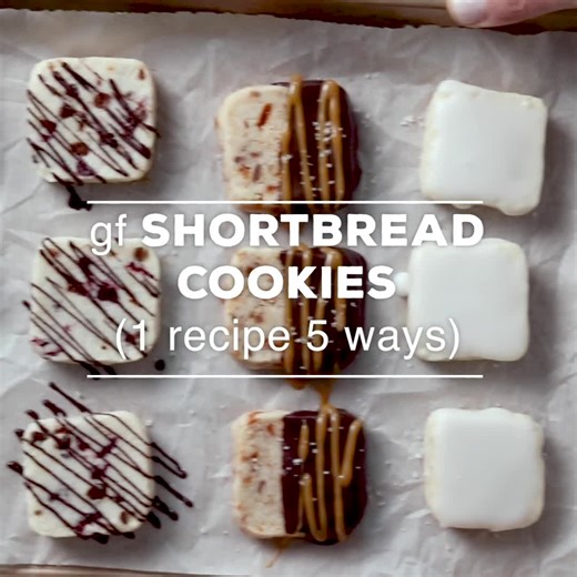Great for holiday gift baskets. these buttery Gluten Free Shortbread Cookies are a foolproof cookie recipe. Ideal for baking beginners. 🎄🍪 See comments for full recipe! . . . . https://glutenfreeonashoestring.com/gluten-free-shortbread-cookies-5-ways/ #glutenfreeshortbreadcookies #Christmascookierecipe #holidaycookies | Gluten Free on a Shoestring