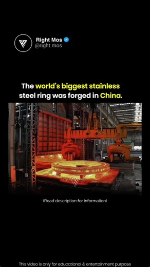 Biggest Steel Ring 😲⚙️