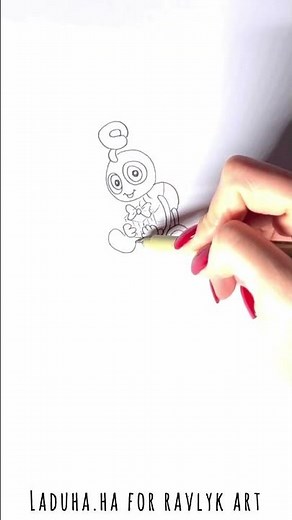 🕷️👶 Baby Long Legs from Poppy Playtime ▶️ Game Art 💥✍ #shorts #drawing #RavlykArt
