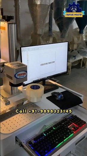 Advance Laser Printing Machine 2025 | Engrave Brand Logo, Company Name, Etc #laserprinter #ytshort