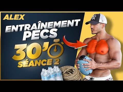 PECTORAL MUSCULATION with 1 WATER PACK 💦 and 1 ROPE 🧶