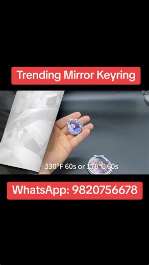 Sublimation Mirror Keyring: Unique Gift Ideas