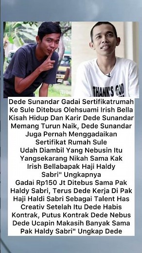 Dede Sunandar: Bangkit dari Titik Nol! Kisah Inspiratif di Balik Suksesnya• Tagar: #DedeSunandar