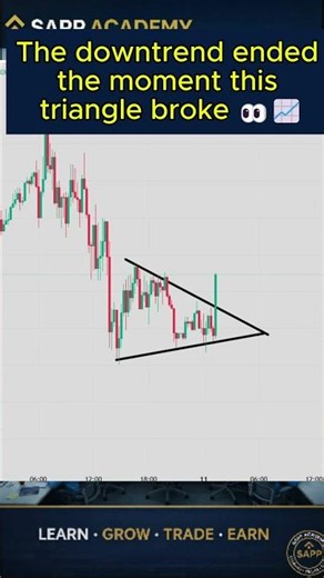 Symmetrical Triangle Breakout After a Downtrend 📈
