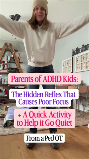 Your Kids Table | Comment codeword GUIDE for more easy reflex activities! Research tells us that many kids with ADHD have retained reflexes… Especially... | Instagram