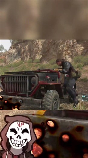 Still Cannot Drive in The Phantom Pain #metalgearsolid #phantompain #mgs5 #mgsv #car #crash