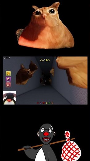 MEOW🐈🐈🐈 #shorts #pingu #catmemes #ピングー #モノマネ #空耳