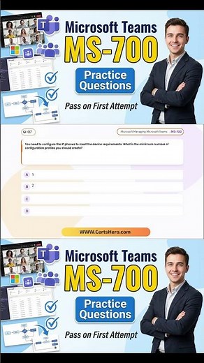 MS-700 Microsoft Teams | Exam Practice Questions #MS700 #MicrosoftTeamsExam