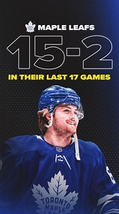 With wins in 15 of their last 17 games the Leafs are officially the best team in hockey right now. | TSN