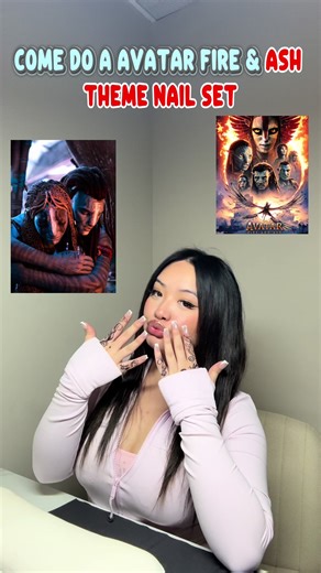 Avatar theme nails!! Do we like?! ❤️‍🔥💙 #nailsbyciena #avatar #nailtok #nailtutorials #nailinspo