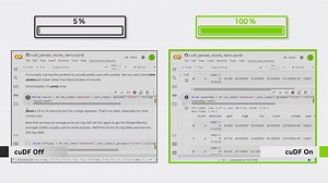 Watch RAPIDS cuDF accelerate pandas code by 20x in analyzing a real-world 36M row stock dataset in Colab. ➡️https://nvda.ws/3SgaQmz #datascience #pandas #python #RAPIDS #finance #stockportfolio | NVIDIA AI