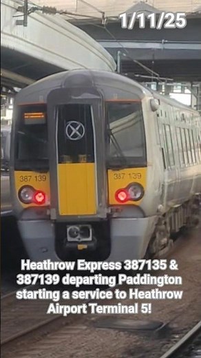 Heathrow Express 387's on route to the airport! #trainspotting #class387 #heathrow #express