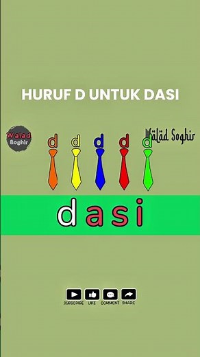 HURUF D UNTUK DASI