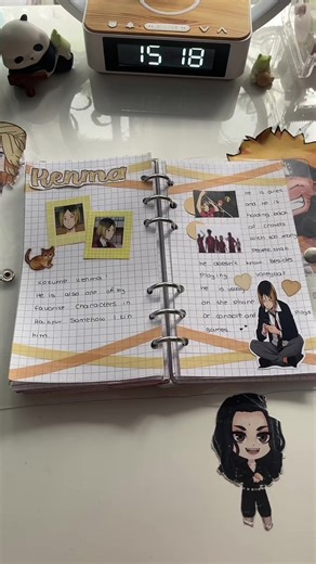 Kenma Anime Journal - Haikyuu Notebook Ideas