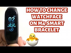 HOW TO CHANGE WATCH FACE ON M4 SMART BRACELET | TUTORIAL | ENGLISH
