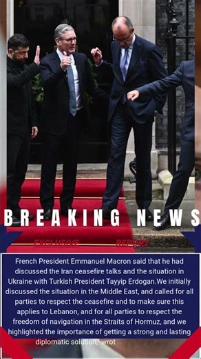 France's Macron says discussed Iran ceasefire, Ukraine with Turkey's Erdogan 1