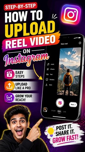 How to Upload Reels on Instagram (Step-by-Step) | Instagram Reels Tutorial 2026 #tech #instagram