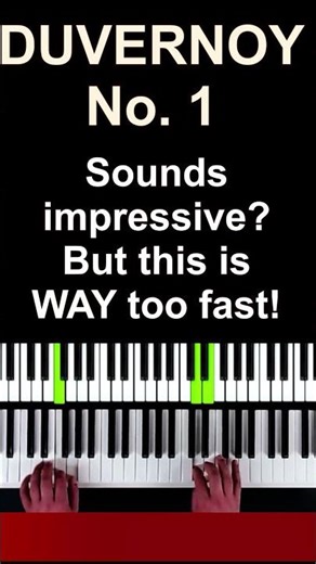 Duvernoy no 1 is NOT a race!🎹 (Allegro Moderato)
