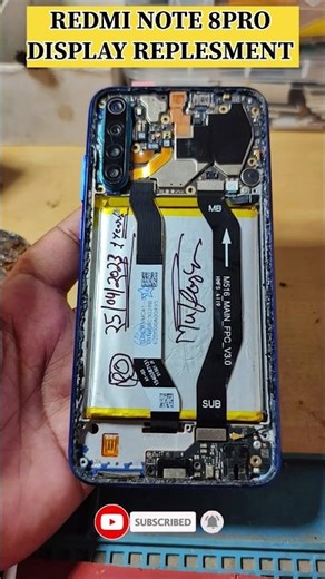 redmi note 8 pro display replacement || how to replace the redmi note 8 pro || redmi note 8 broken