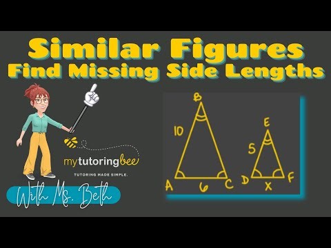 Similar Figures | Find Missing Side Lengths in Similar Triangles