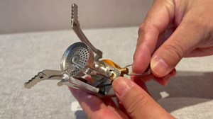 Ultralight Backpacking Stove Portable Camping Stove with Piezo Ignition Perfect for Camping, Hiking and Backpacking Trips