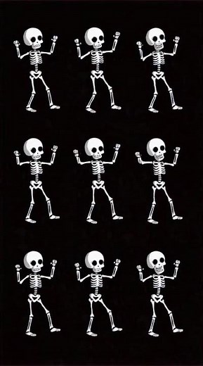 💀✨ Adorable Skeletons Swing to the 1920s Jazz Beat! | Cute Foxtrot Dance Party 🕺🎷