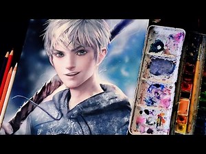 Digital Art In Watercolor - Jack Frost by Sakimichan - Part 2