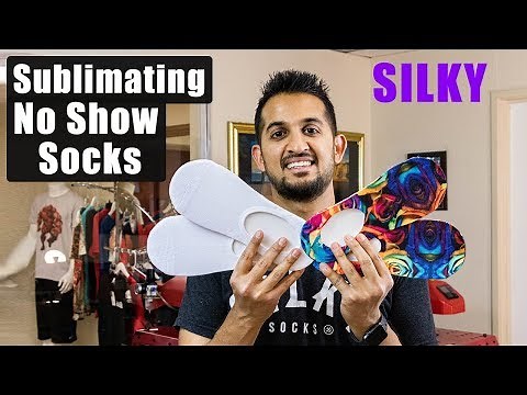 Sublimating SILKY Smooth and Comfortable no show socks!