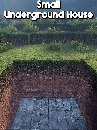 Small Underground House Minecraft Build Guide