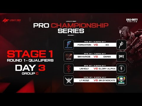 Loyalty First Pro Championship Series Season 1 | DAY 3 | GROUP C | Casters:‪@NaithikYT‬ & ‪@A9playz‬