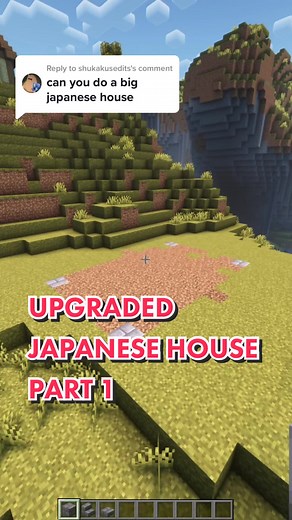 Replying to @shukakusedits Upgraded Japanese House Part 1 #minecraft #fyp #fy #foryoupage #minecraftbuilding #tutorial #viral