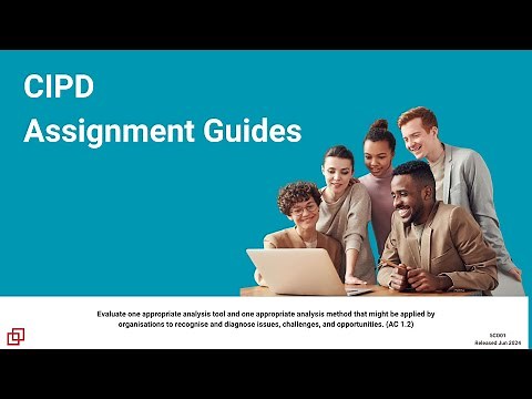CIPD Level 5 5CO02 1.2 Analysis Tools and Methods