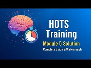 HOTS Training Module-5 Solution