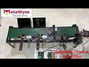 AUTOMATIC METAL, WET & DRY WASTE SEGREGATION PROJECT USING ARDUINO ON CONVEYOR