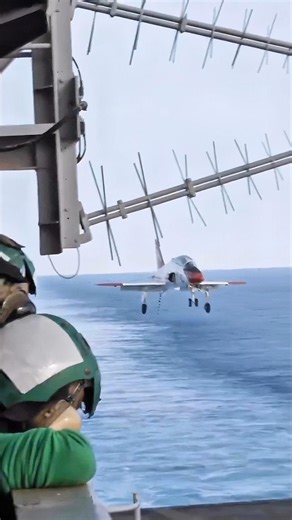 Insane T-45 Goshawk Carrier Landings on USS Truman – Hidden Facts Exposed! 🛫⚓️ #usnavy #shorts