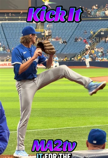 Kick It ⚾️ Toronto Blue Jays pitcher Kevin Gausman kicking it at Tropicana field back in the day. #MA2TV #Baseball #KickIt #KevinGausman #FYP @MLB @Toronto Blue Jays
